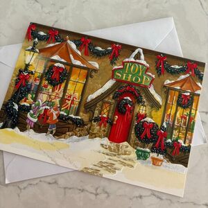 Paper Magic Group Toy Shop Holiday Christmas Greeting Card with Envelope